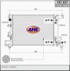 AHE 107.037 Radiator, engine cooling